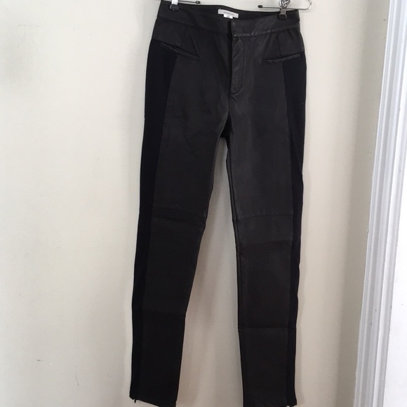 Gerard Darel Pants - Gerard Darel Vegan Leather Pants Stretch Sides